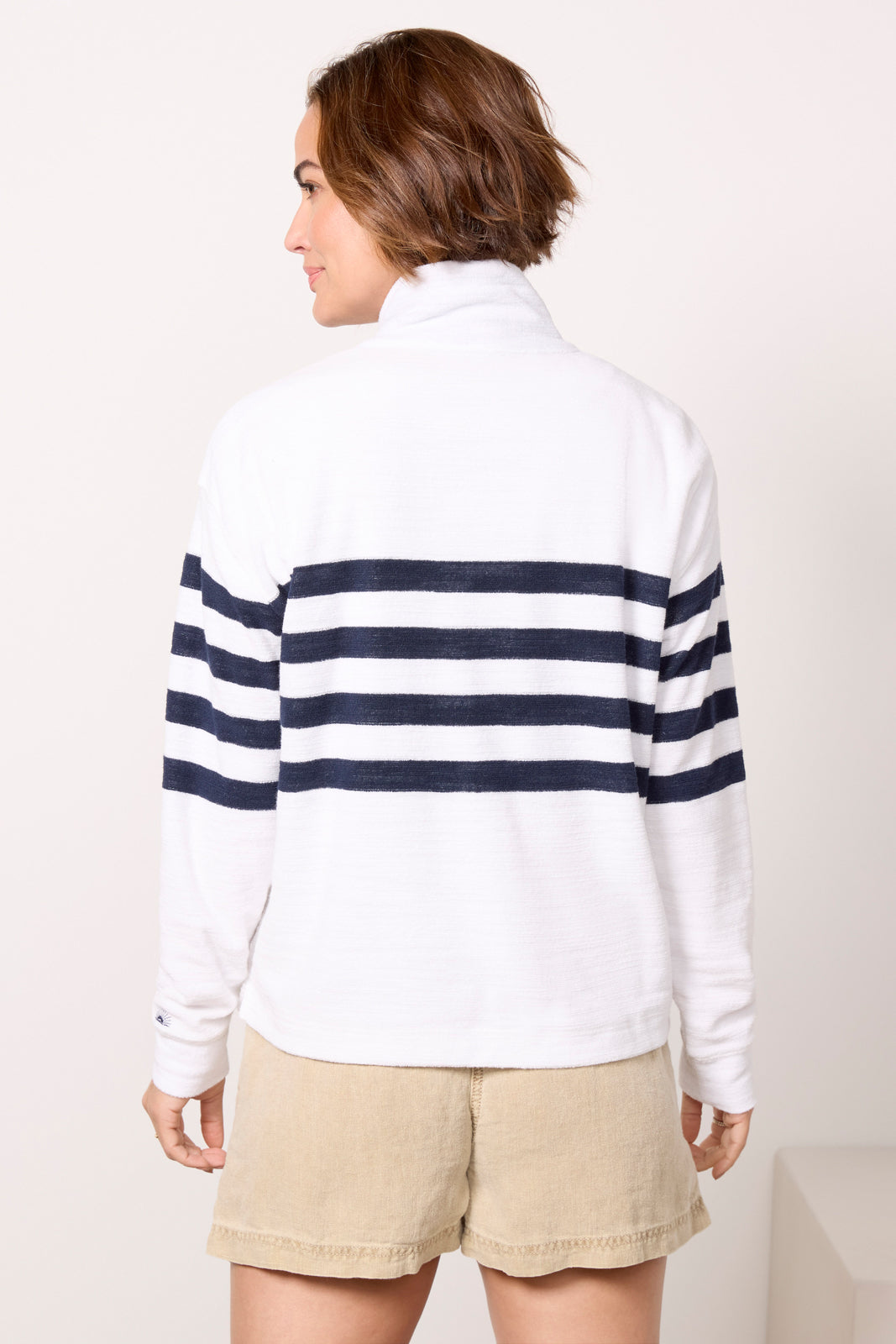 Cabana Towel Terry Quarter Zip
